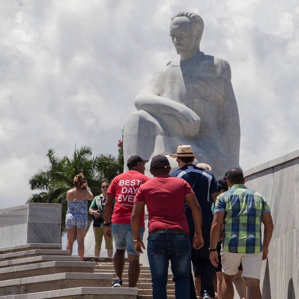 A estátua de José Martí na Praça de la Revolución, Havana
